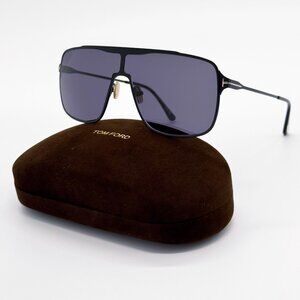 NEW TOM FORD SUNGLASSES ZAPPA TF1173 01A BLACK MEN EYEWEAR FT1173/S 01A